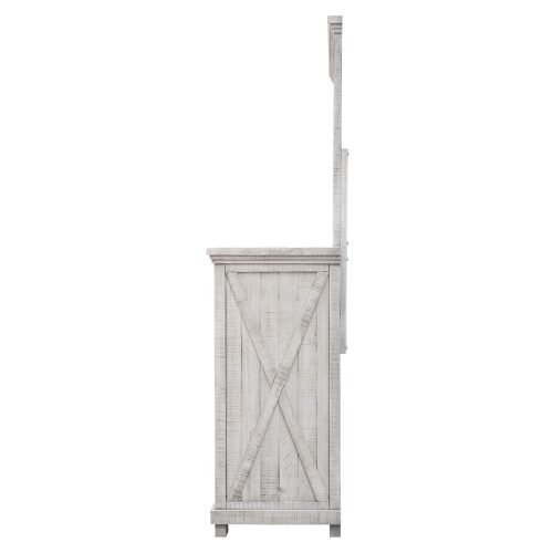 Crossing Barn Collection - Dresser with mirror - side view - CF-4130_34-0786