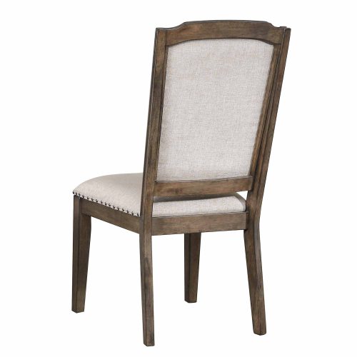 Cali Dining Collection - 41" H upholstered dining chair - back view - DLU-CA-C113-2