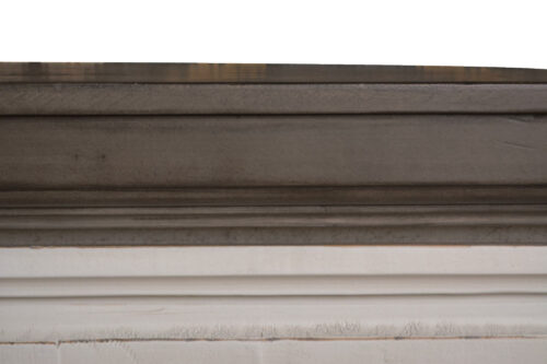 Rustic French Collection - King-Queen Size Bed - Crown molding close up-HH-4750-KB-QB