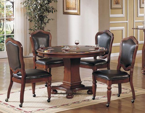 Bellagio Dining - Game Table Set - 5 Piece - CR-87148-63-5PC