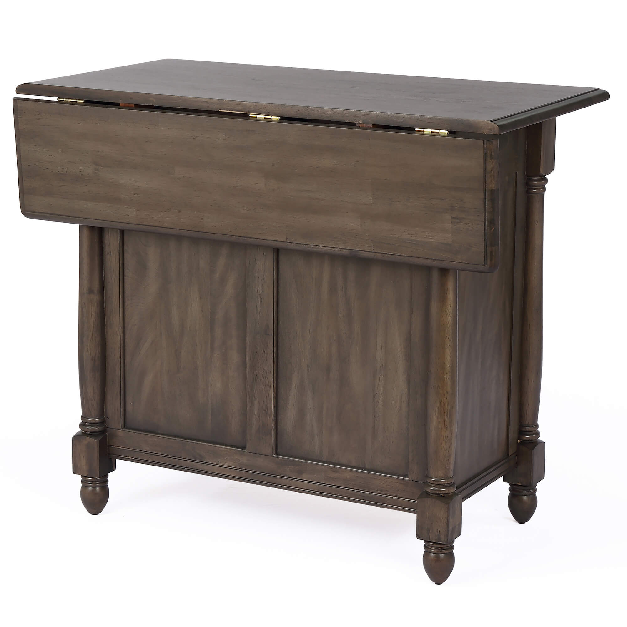 Kitchen Island w/Drop Leaf Shades of Gray Sunset Trading