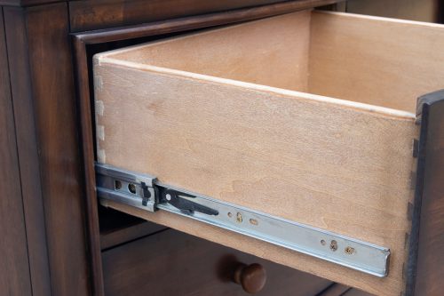Chest - six drawers - drawer hardware - Bahama shutterwood - CF-1141-0158