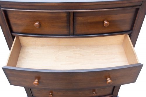 Chest - six drawers - large drawer open - Bahama shutterwood - CF-1141-0158