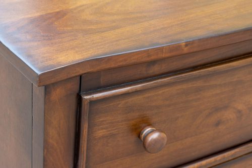 Dresser with Mirror - Bahama Shutterwood - detail of top and side - CF-1130_34-0158