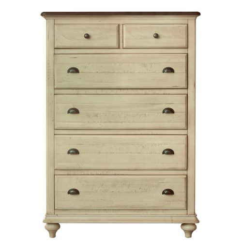 Shades of Sand - Six drawer Chest - Front view - CF-2341-0490