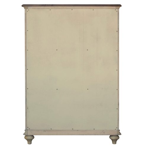 Shades of Sand - Six drawer Chest - back view - CF-2341-0490