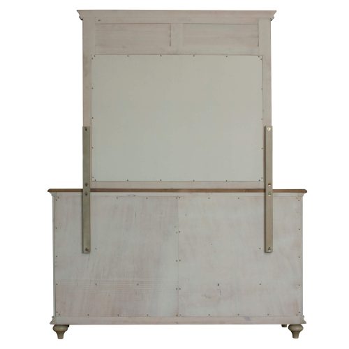 Shades of Sand dresser with mirror - back view - CF-2330_34-0490