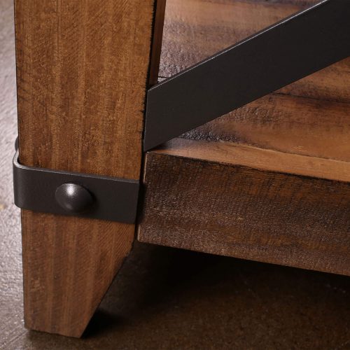 End Table - Rustic Collection - leg detail HH-1365-100