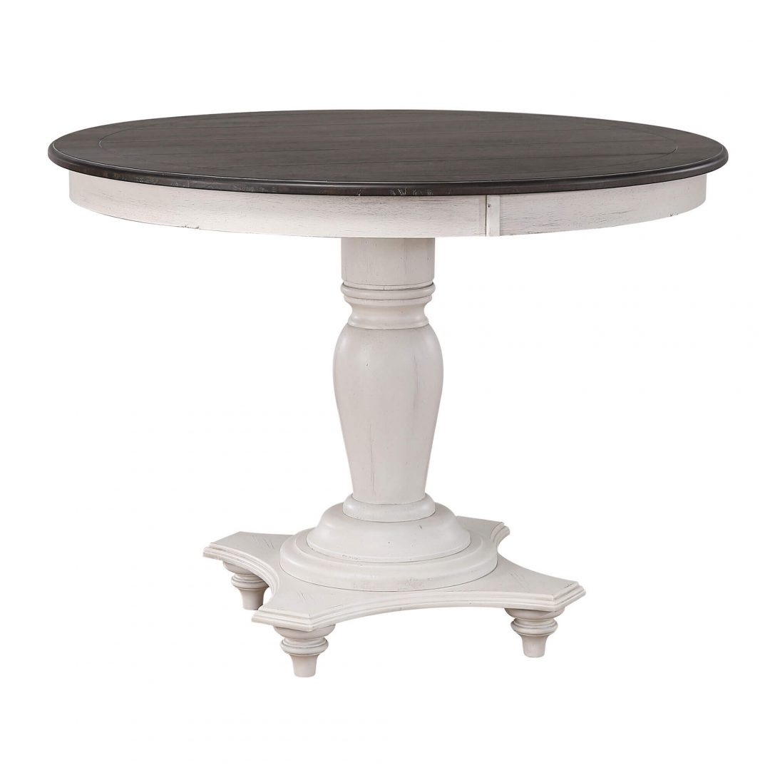 French Chic Round Dining/Cafe Height Table Sunset Trading