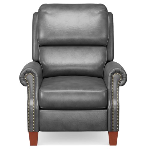 Alexander Pushback Recliner - shown in Dark Gray - Front view - SY-689-86-9307-97