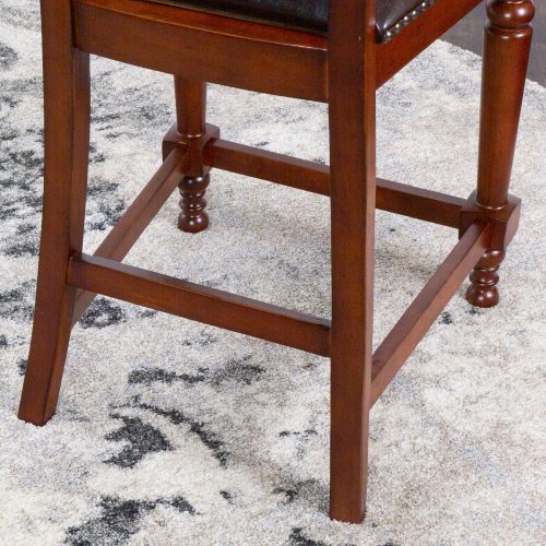 Bellagio Matching Game counter stools - leg construction - CR-87148-24
