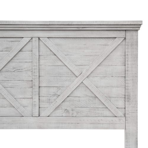 Crossing Barn Collection - Queen size bed frame - headboard detail - CF-4101-0786-Q5P