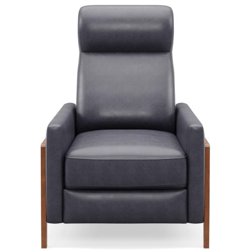 Edge Pushback Recliner - shown in Slate Gray - Front view - SY-1357-86-9102-94