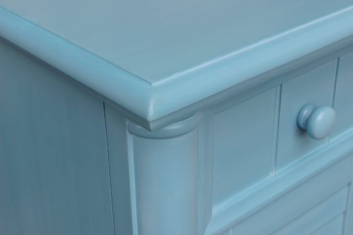 Ice Cream at the Beach Collection - Dresser - 0150 finish - top and side detail - CF-1730-0156