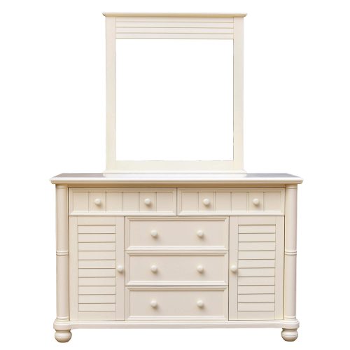 Ice Cream at the Beach Collection - Dresser with mirror - front view - CF-1730_34-0111