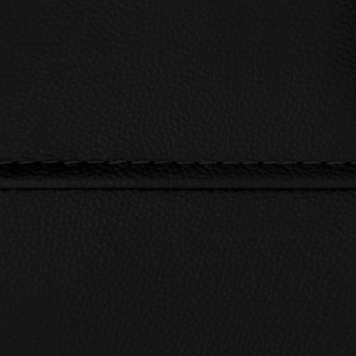 Jayson Collection -Leather Swatch and Stitching in Black