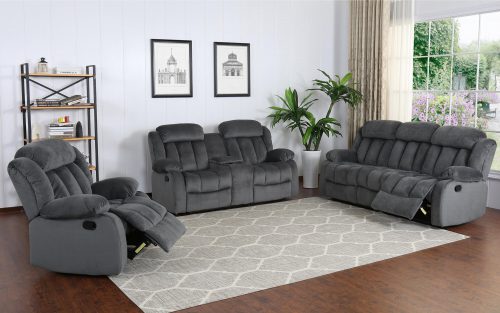 Madison Collection - Reclining sofa - loveseat- armchair - shown in Charcoal - SU-ZY550