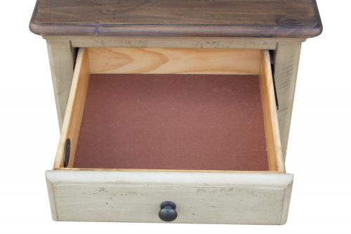 Shades of Sand End table - drawer open - CF-2391-0490