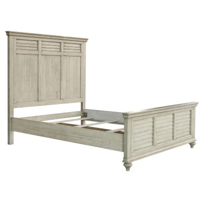 Shades of Sand King size bed - three quarter view - CF-2302-0489-KB