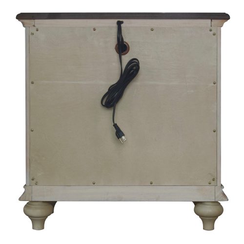 Shades of Sand Nightstand - back view - CF-2336-0490