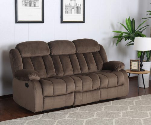 Teddy Bear Collection - Reclining sofa - living room setting three-quarter view - SU-ZY660-305