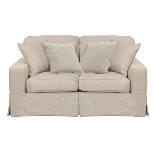 Americana Slipcovered Collection - Loveseat - front view SU-108510-466082