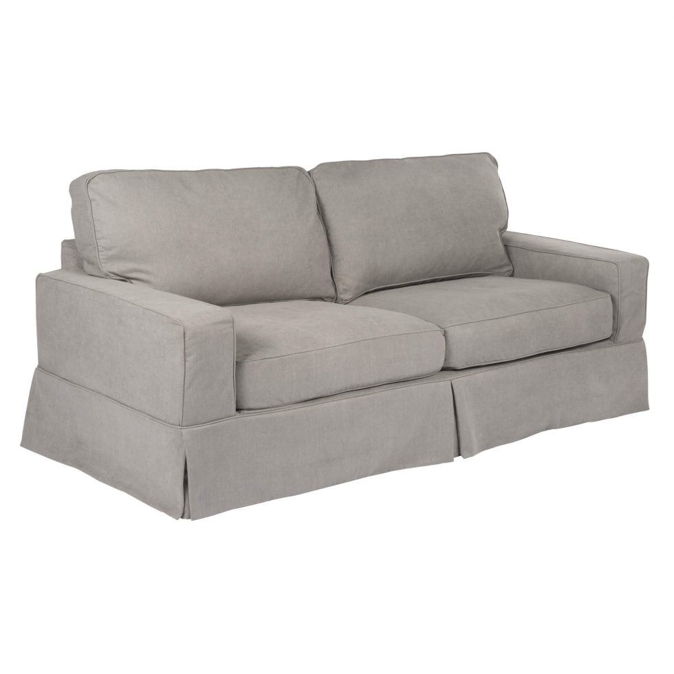 Americana Slipcovered Sofa Color 391094 Performance Sunset Trading