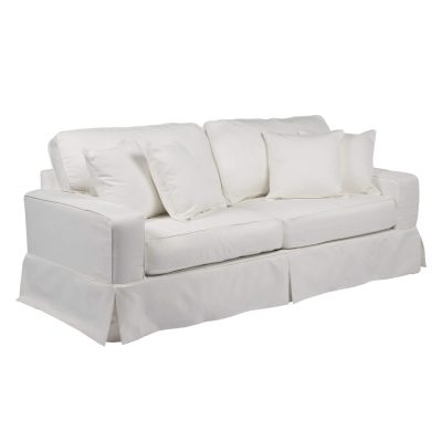 Americana Slipcovered Collection - Sofa - three-quarter view with pillows SU-108500-391081