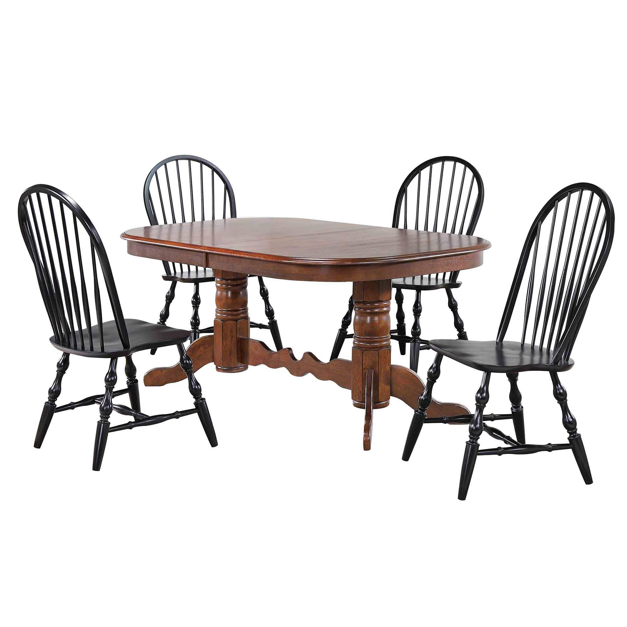 Andrews Double Pedestal Dining Set With
