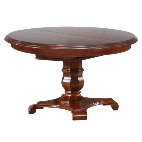 Andrews Dining - Butterfly leaf dining table finished in distressed chestnut - unextended position DLU-ADW4866-CT