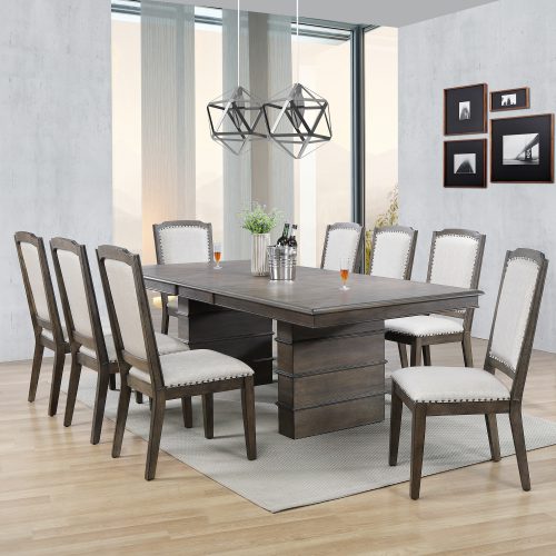 Cali Dining Collection - nine-piece dining set - dining room setting DLU-CA113-8C-9PC