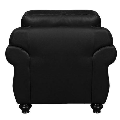 Charleston Chair in Black. Back view-SU-CR2130-80-100LF
