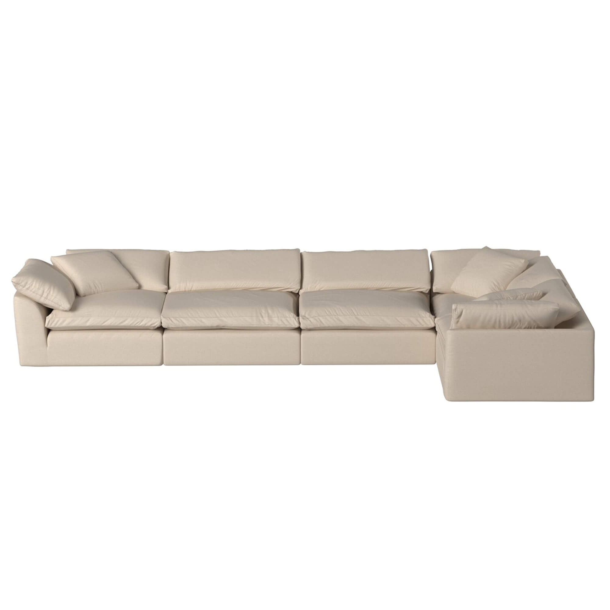 Puff Slipcovered Modular Sectional Sofa, Elite Leather Furniture Reviews