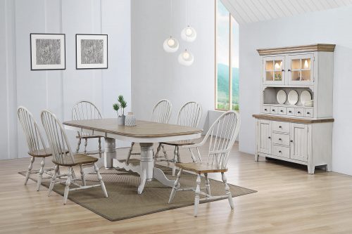 Country Grove Collection - Eight-piece dining set in dining room setting DLU-CG4296-30AGOBH8