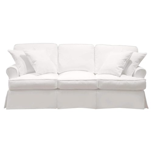 Horizon Slipcovered Collection - Padded Sofa - front view SU-117600-391081