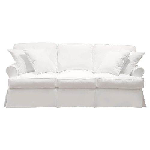 Horizon Slipcovered Collection - Padded Sofa - front view SU-117600-423080