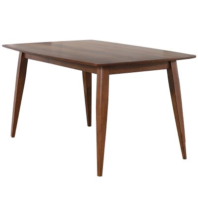 Mid Century Dining Collection: 60 inch Dining Table. Three-quarter view - DLU-MC3660