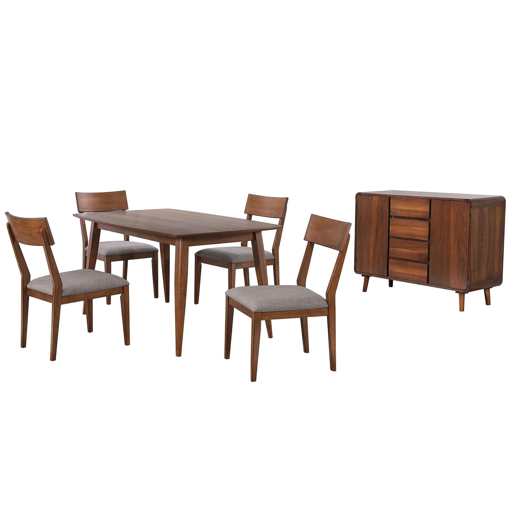 Dining Table Set W Padded Performance, Performance Fabric Dining Room Chairs