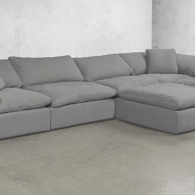 Puff Slipcovered Sectional