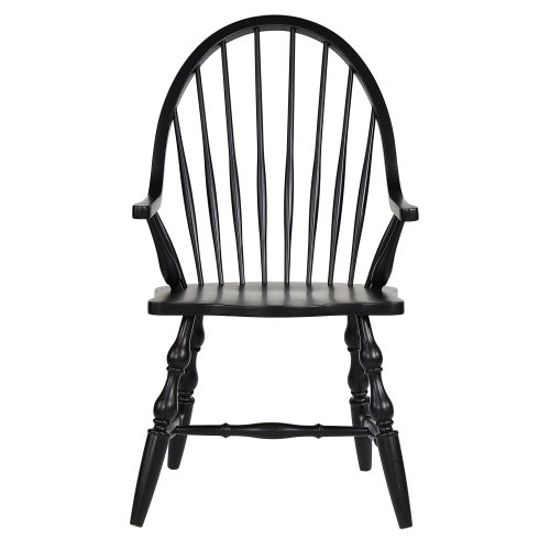 Windsor-Spindleback-Arm-Chair-Front-view-DLU-C30A-AB