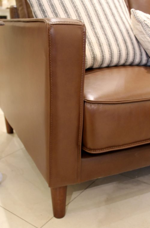 Midcentury Leather Sofa-arm detail-SU-PR15070-86-300E