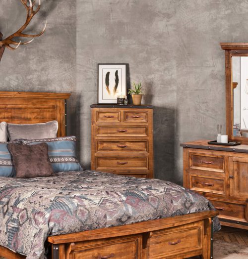 Rustic City Chest in room setting-HH-4365-330