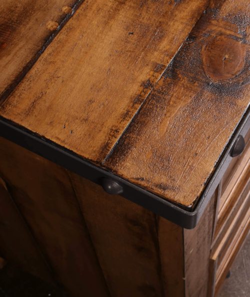 Rustic City Collection- Nightstand top detail-HH-4365-350