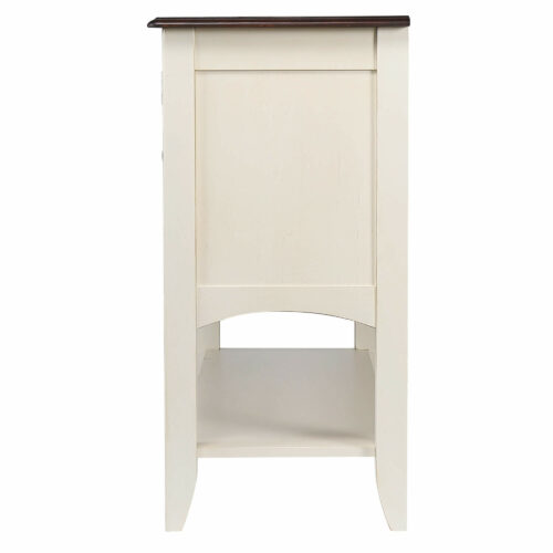 Andrews Collection-Sideboard in Antique White-Side view-DLU-1122-SB-AW