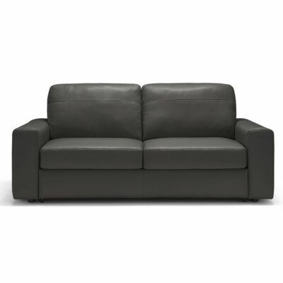 Divine Sleeper Sofa - Front view in dark gray-SU-D329-371L09-79