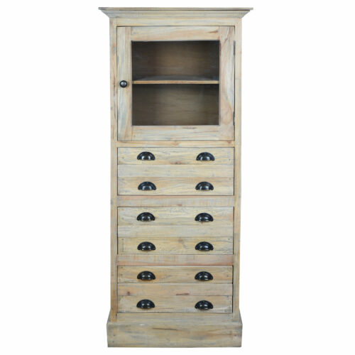Cottage Collection- 3 Drawer cabinet, front view-CC-CHE149S-DW