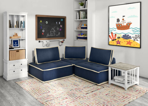 Pixie Sectional- 3 Arm Chairs in playroom-SU-UPX1671135-3A-NW