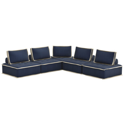 Pixie Sectional- 5 Arm Chairs, angle view-SU-UPX1671135-5A-NW