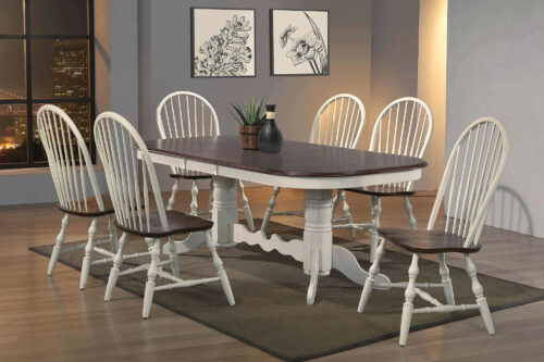 Andrews-Collection-Double-butterfly-leaf-table-with-six-windsor-chairs-in-antique-white-angle-view-in-dining-room-DLU-ADW4296-AW.
